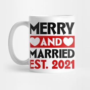 Merry and Married 2021 Mug